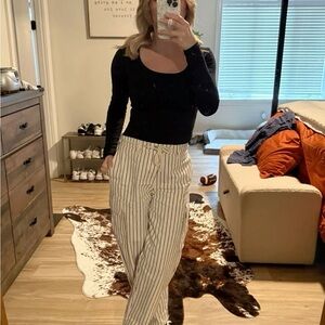 Women's Striped Cargo Pants
